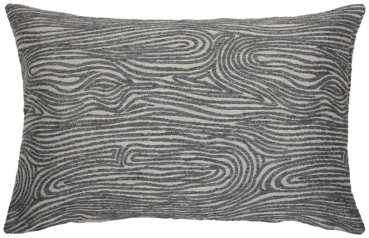 Kissenhülle Weave Graublau ca. 40x60cm - Graublau, Textil (40/60cm)