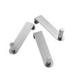 Garderobenhaken in Edelstahlfarben - Edelstahlfarben, Basics, Metall (13,5cm) - MÖMAX modern living