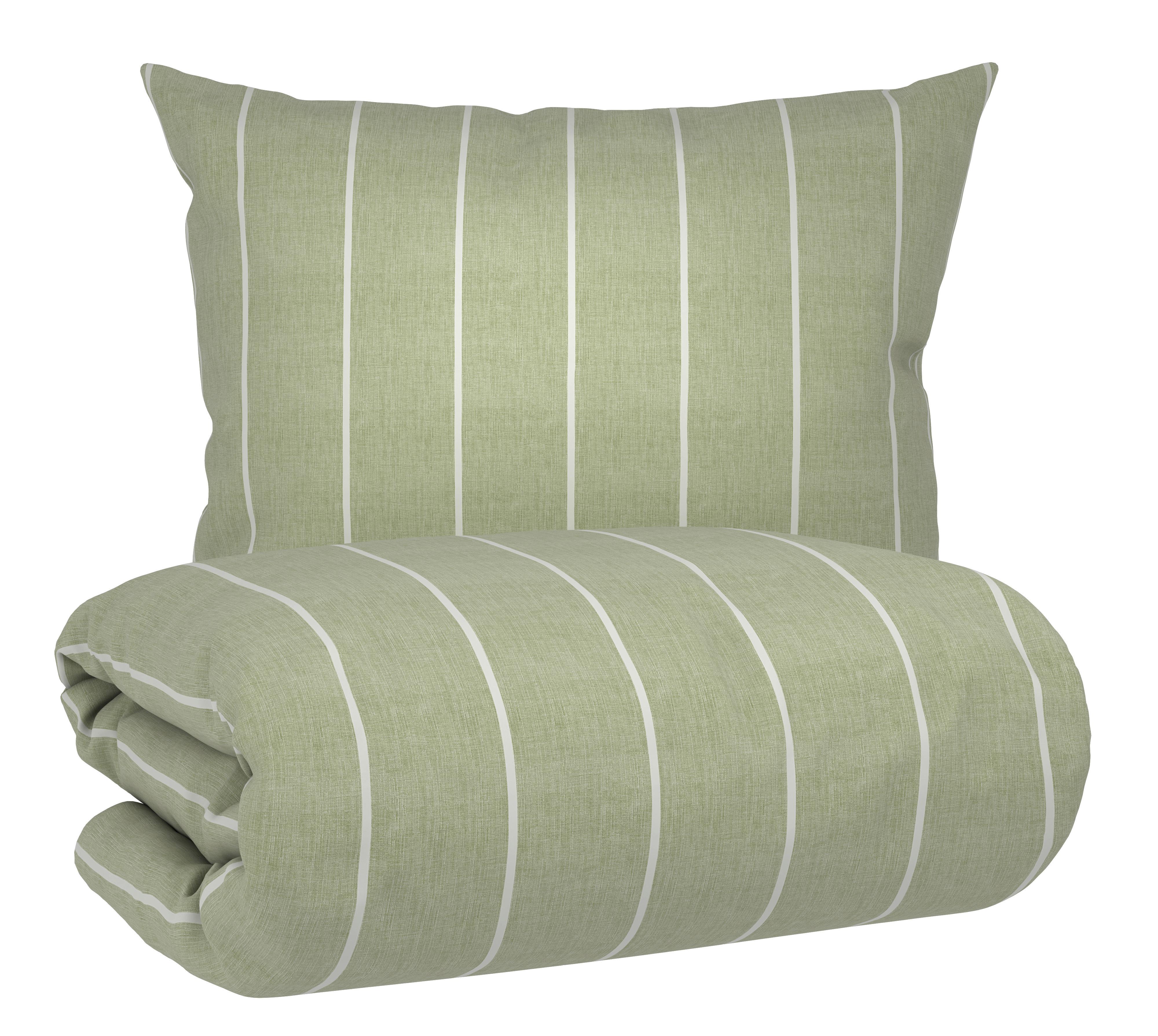 Lenjerie de pat Tyline cca. 50x70/140x200 cm - verde salvie, Modern, textil (200/140cm) - Mömax