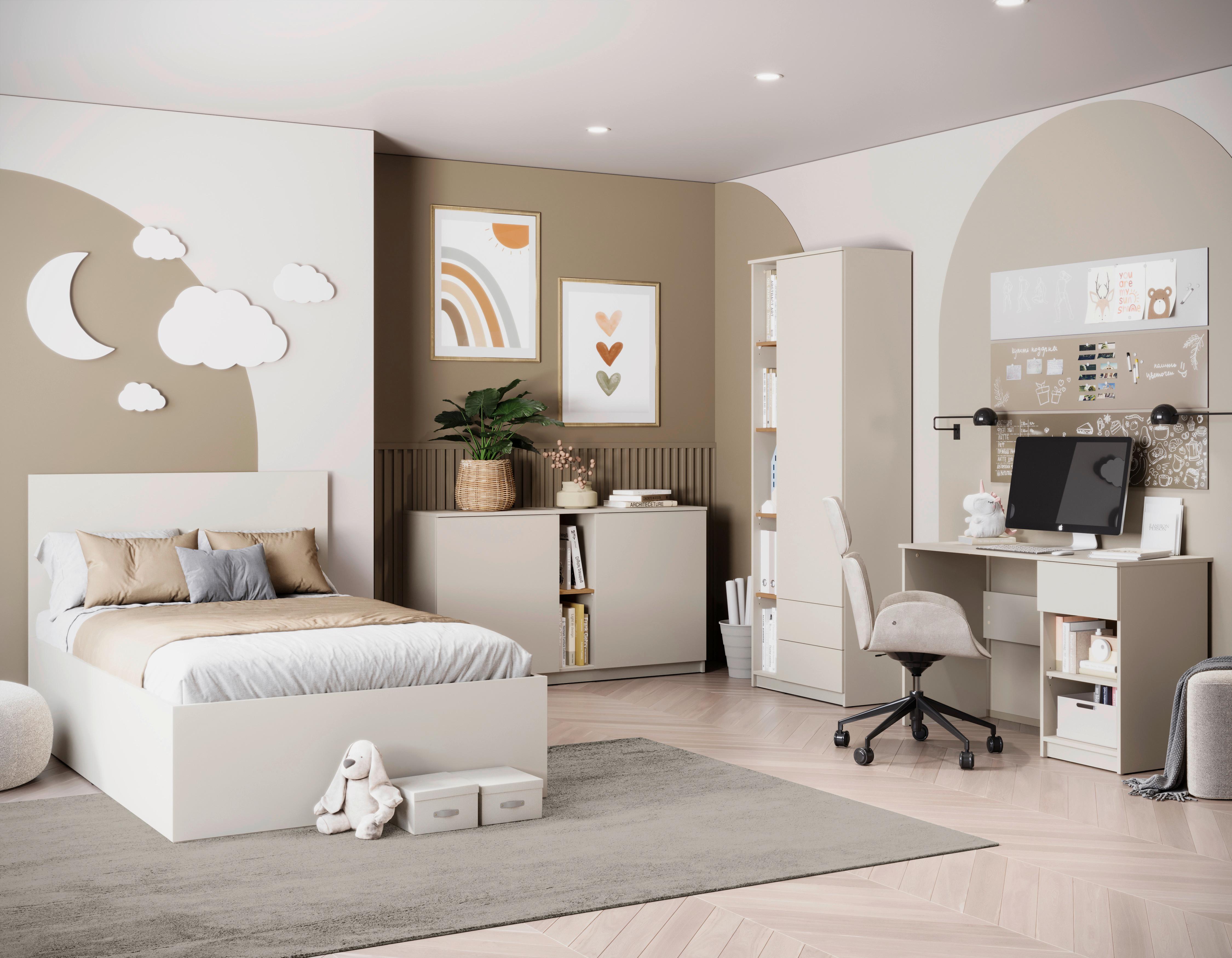 Pisalna Miza Fano, Barva Hrasta - barve hrasta, Moderno, leseni material (120/13/40cm) - Modern Living