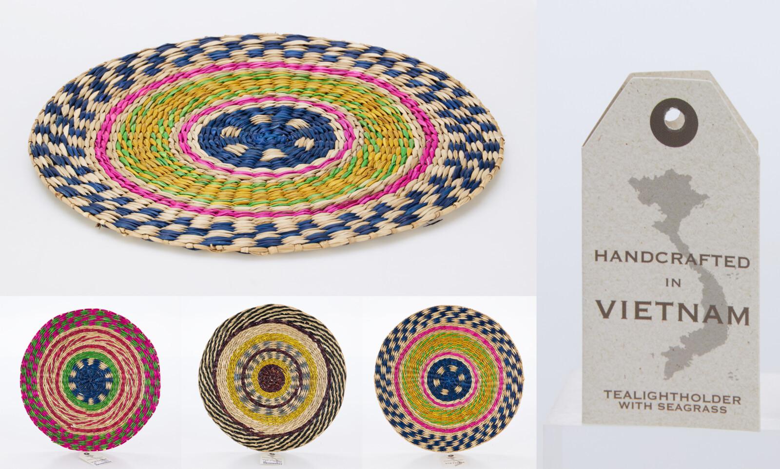 Tányéralátét Lars - többszínű, természetes anyagok