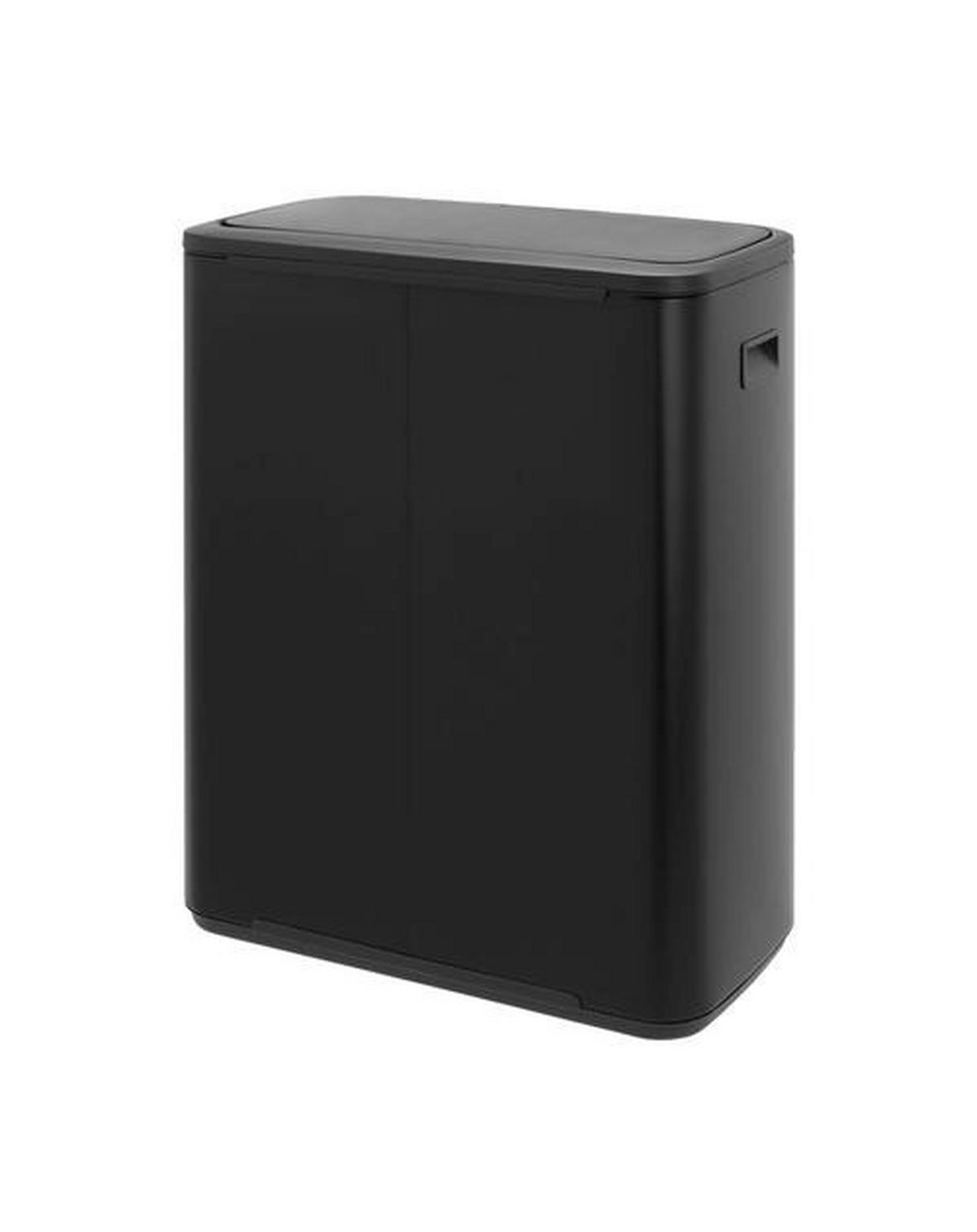 KOSZ NA ODPADY 221484 - czarny, Design, tworzywo sztuczne/metal (54.5/65.6/31.2cm) - Brabantia