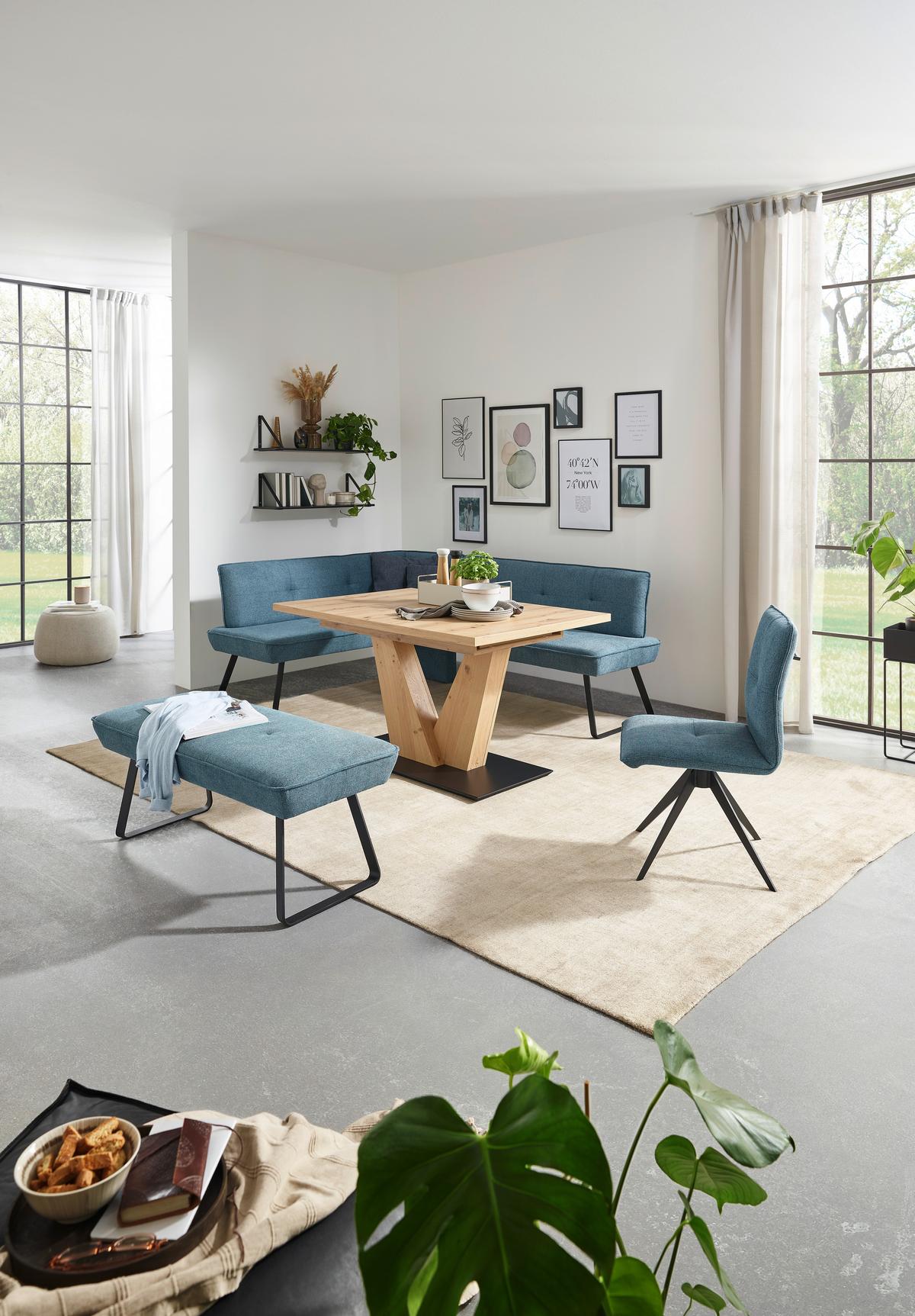 KRZESŁO PLAY - niebieski/czarny, Design, metal/tkanina (46/91/62cm) - Dieter Knoll