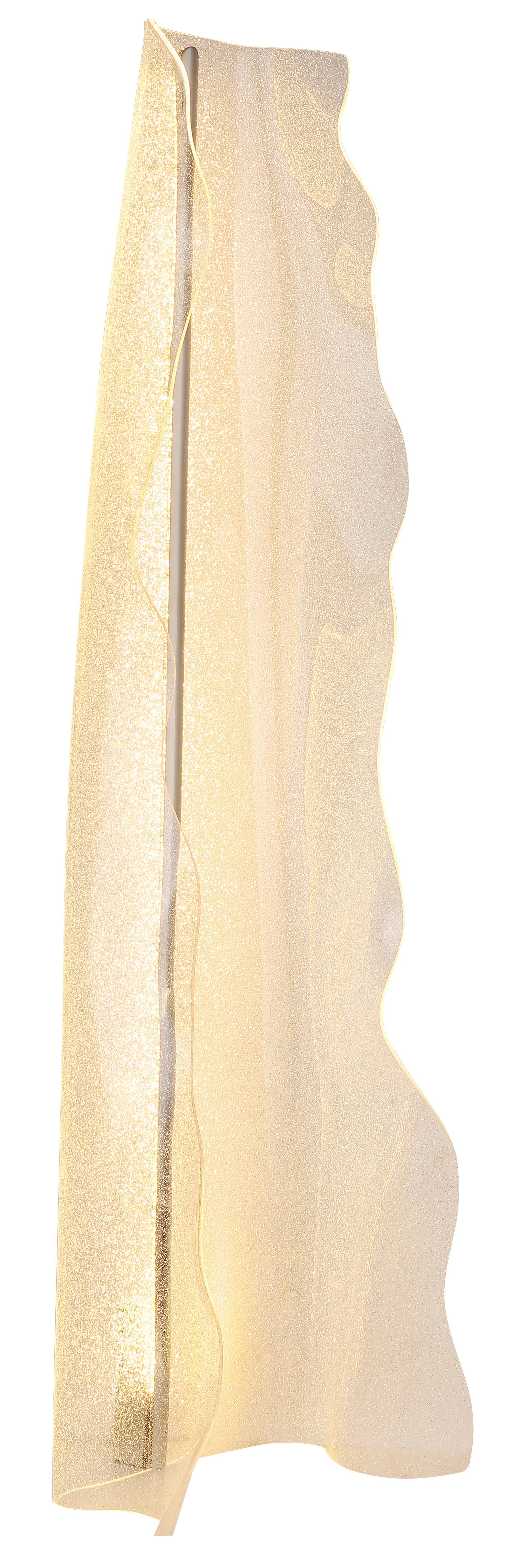 LED-STEHLEUCHTE 68294S - Klar, Design, Kunststoff/Metall (30/47/150cm) - Globo