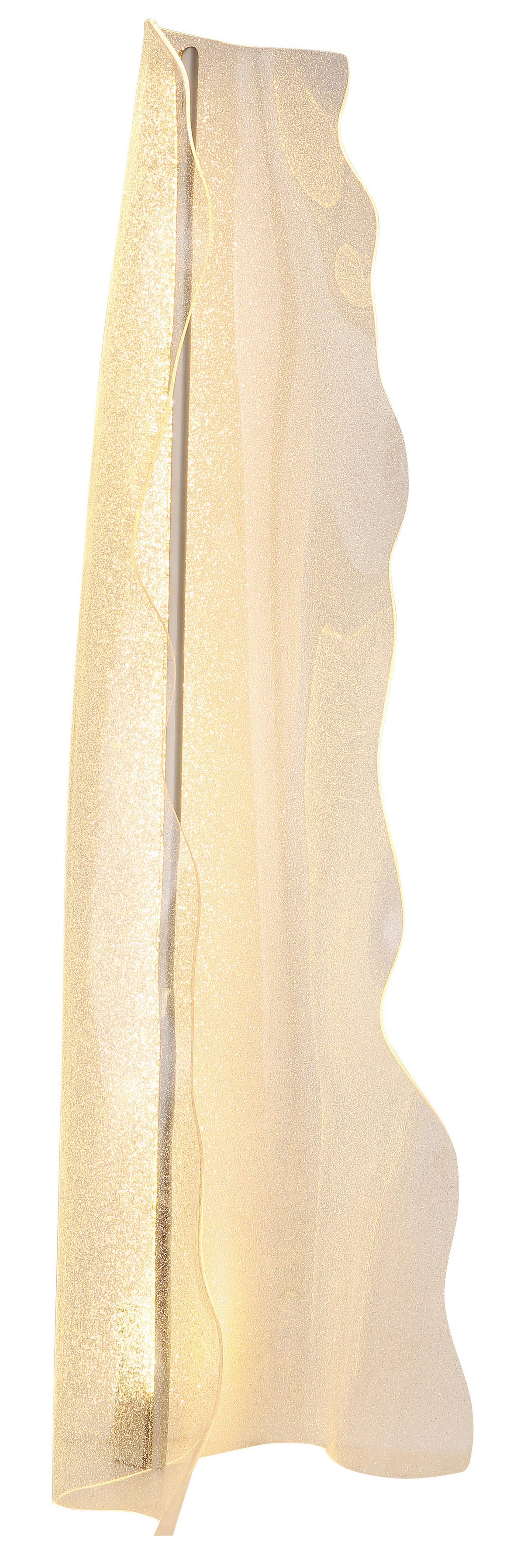 LED-STEHLEUCHTE 68294S - Klar, Design, Kunststoff/Metall (30/47/150cm) - Globo