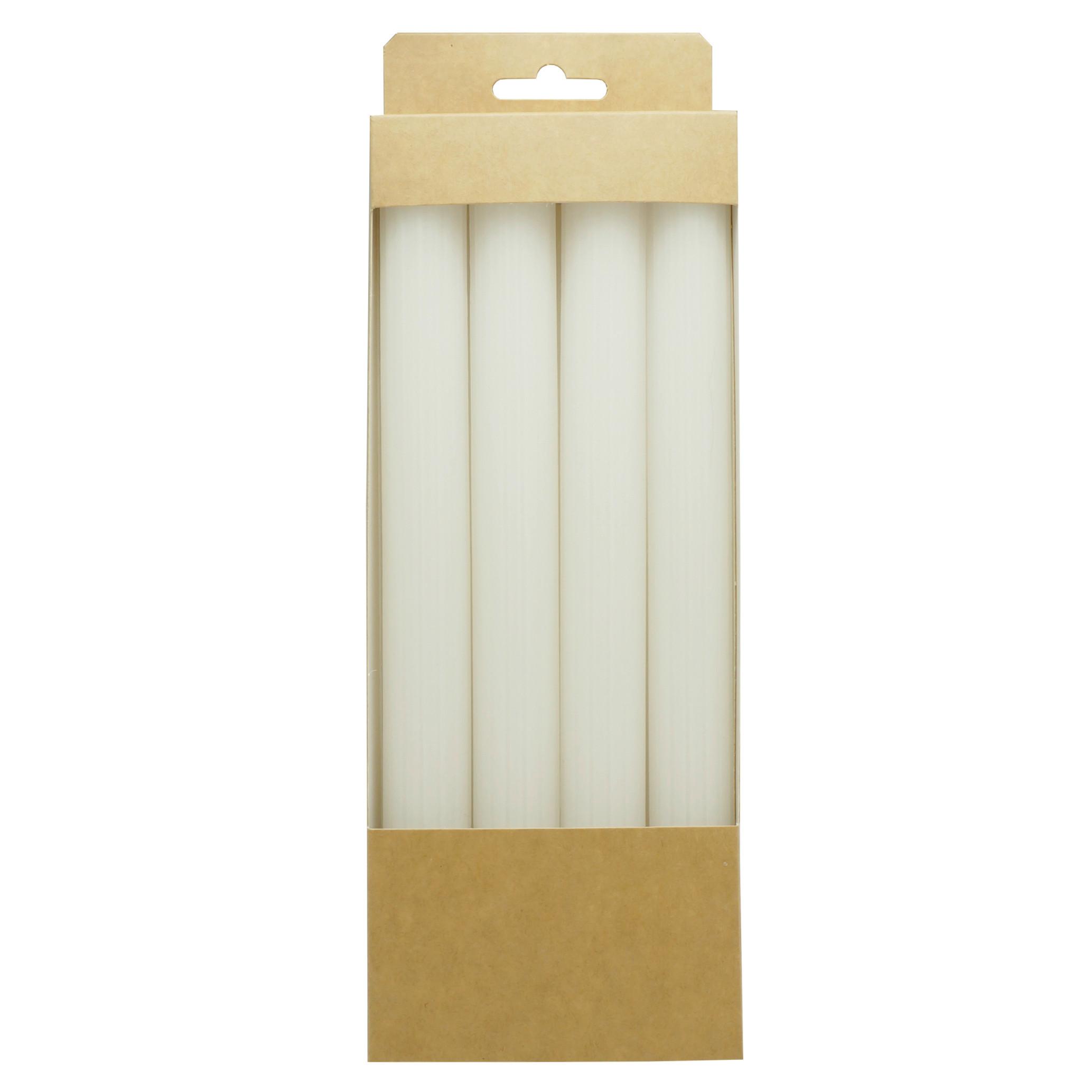 Set Namiznih Sveč Liona - bela, parafin (2,2/24cm) - Mömax
