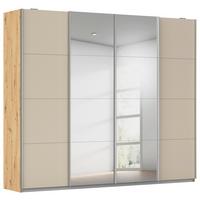 Schwebetürenschrank Syncrono Eiche Artisan/Champagnerfarben - Champagner/Eiche Artisan, KONVENTIONELL, Holzwerkstoff (270/230/62cm) - Mömax