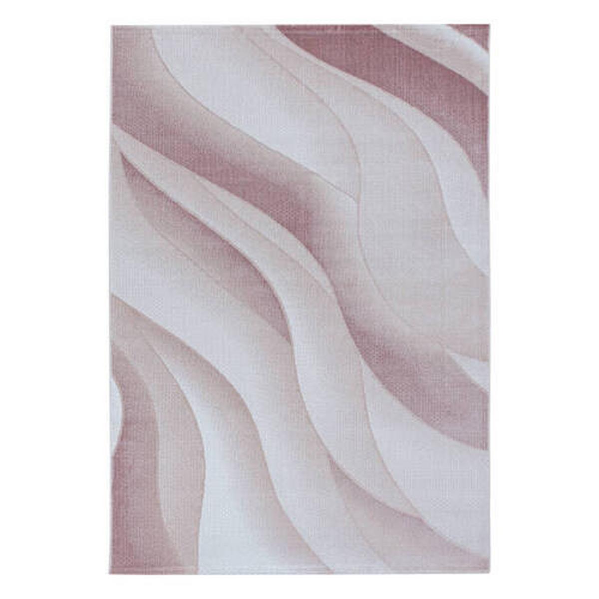 Webteppich Costa Pink ca. 80x150cm - Pink, Design, Textil (80/150cm)