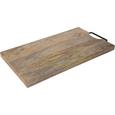 Schneidebrett BBQ in Braun aus Mangoholz - Holz (47/26/2,1cm)