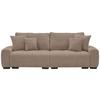 Canapea Bigsofa TOLEDO - taupe, Konventionell, textil (250/100/90cm) - Best Price