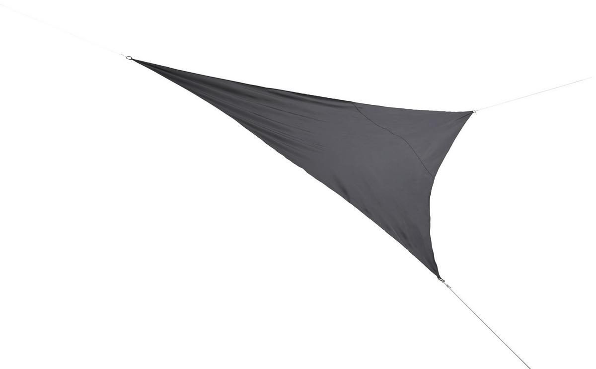 Sonnenblende Tim 1 Dunkelgrau ca. 300x300x300cm - Dunkelgrau, MODERN, Textil/Metall (300/300/300cm) - Mömax