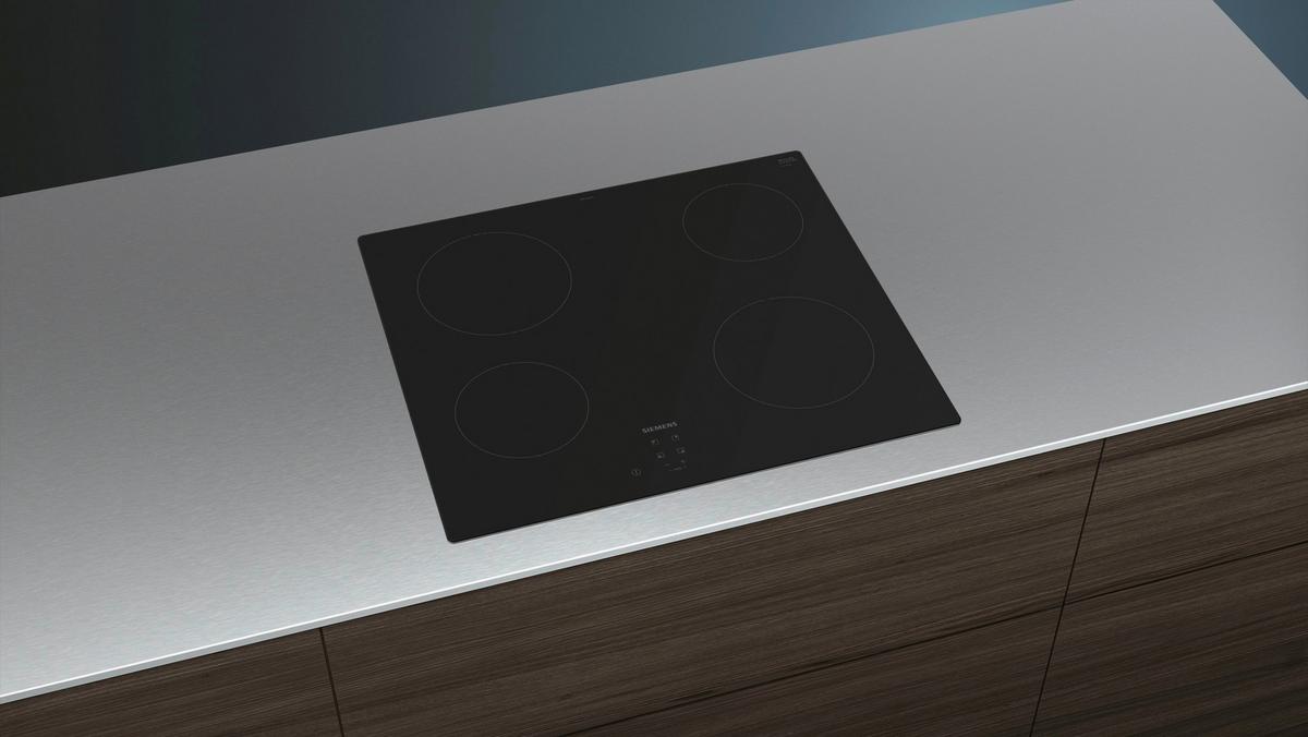 Backofenset EQPOWER03K Schwarz - Schwarz, MODERN, Glas/Metall (59,4/59,5/54,8cm) - Siemens