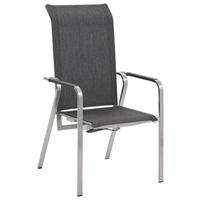 OGRODOWY FOTEL RELAKSACYJNY CAP BENAT MOVE - antracytowy/kolor stalowy, Design, metal/tkanina (55/110/62cm) - Mömax