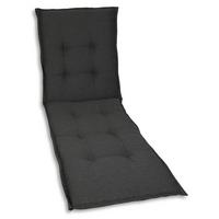Liegenauflage Anthrazit ca. 60x7x190cm - Anthrazit, Basics, Textil (60/7/190cm)