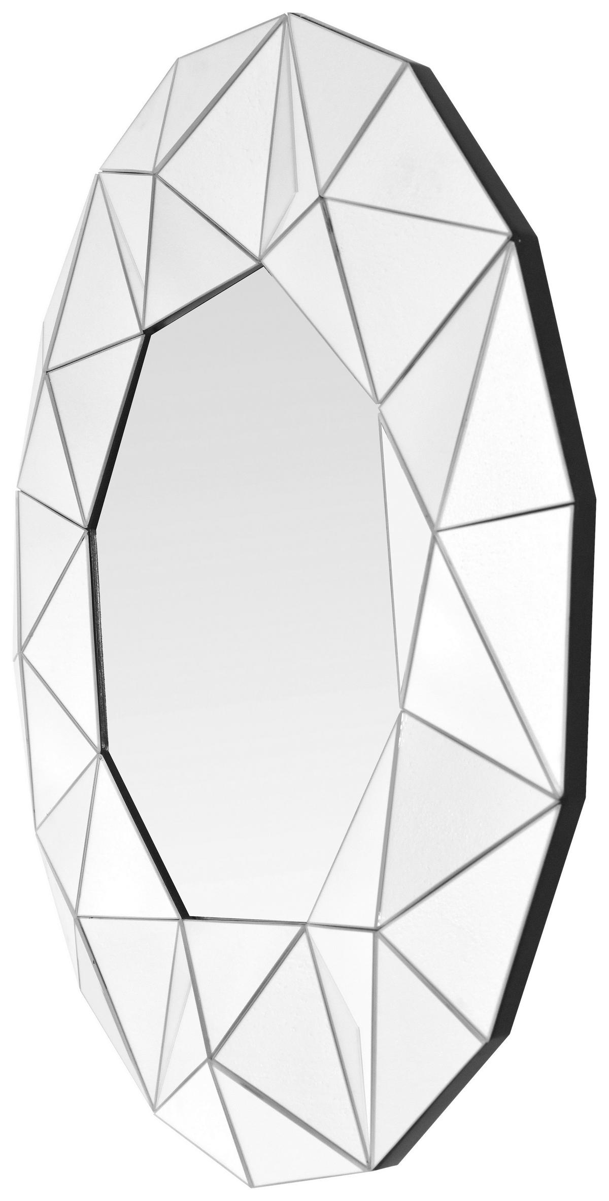 WANDSPIEGEL VULCANUS 1510 SILBER - Basics, Glas (70/70/4,4cm) - Kayoom