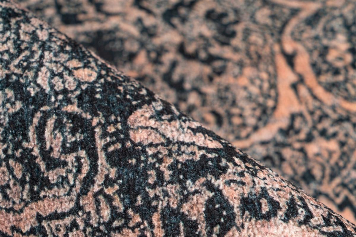 FLACHWEBETEPPICH FAYE 925 MULTI / SCHWARZ - Multicolor/Schwarz, Basics, Textil (150/230cm) - Kayoom