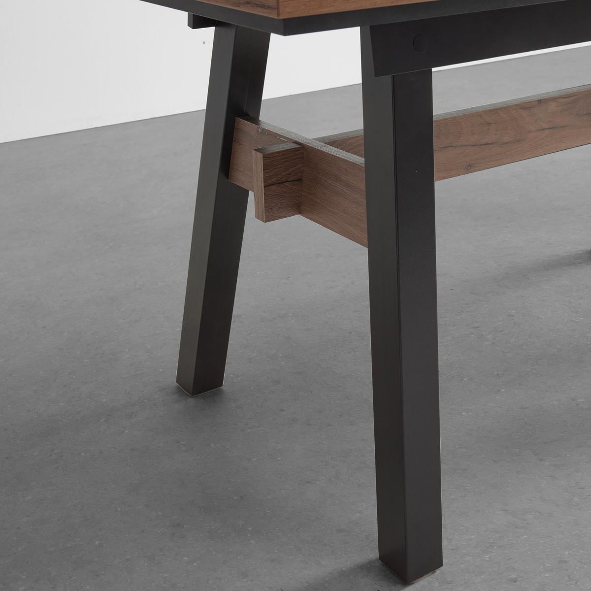 Esstisch Portofino in Evoke Eiche - Anthrazit, Basics, Holzwerkstoff (160/90/76cm) - Mömax