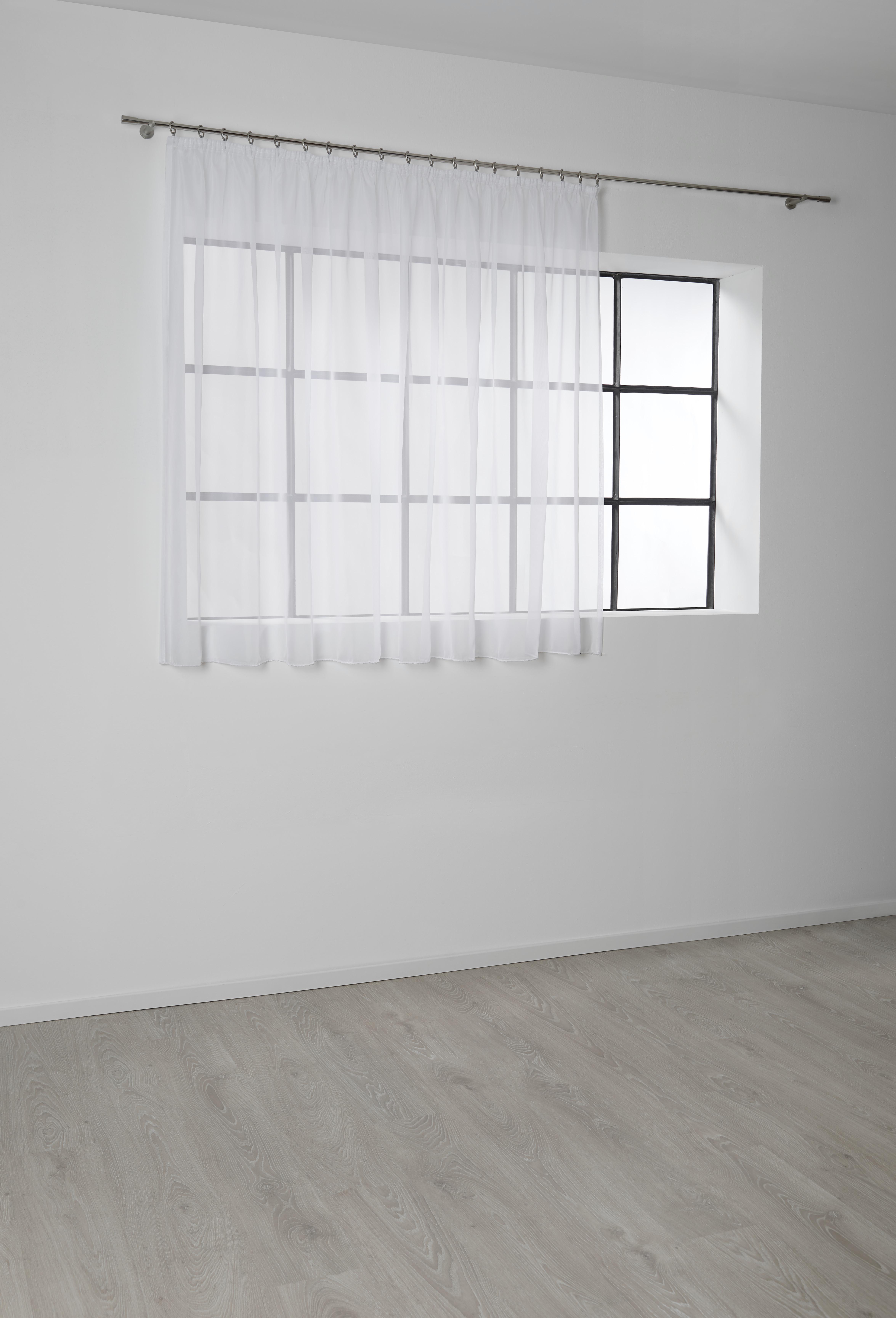 Končana Zavesa Anna Store 1 -Based- - bela, Konvencionalno, tekstil (300/145cm) - Based