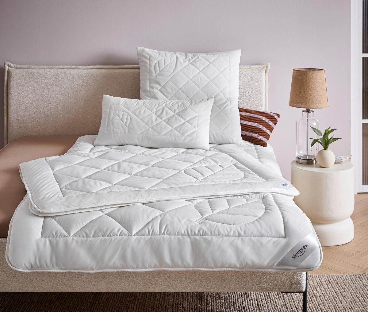 KOŁDRA LETNIA LIZARD - biały, Konventionell, tkanina (200/200cm) - Sleeptex