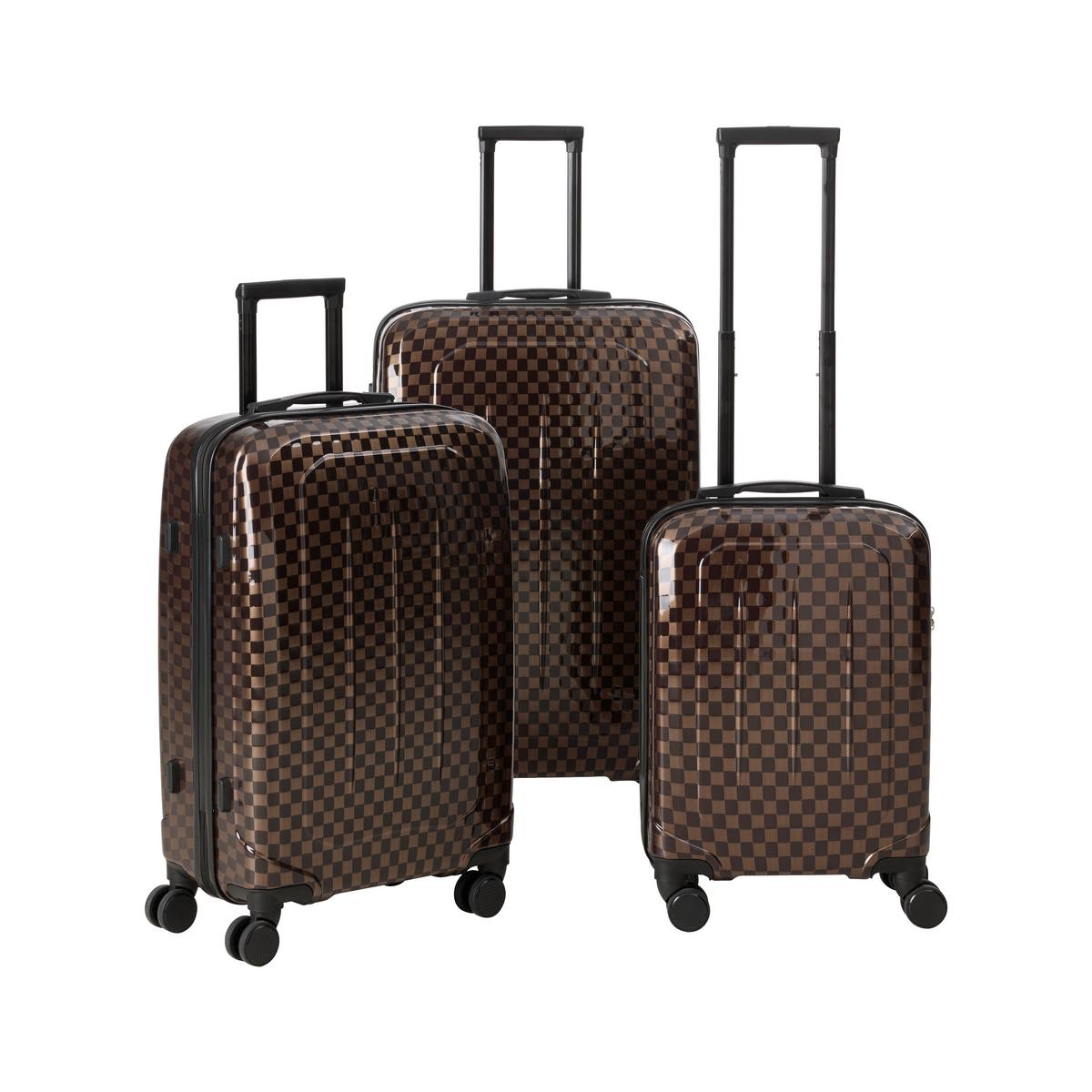 Reisekofferset Tokio Braun, 3-teilig - Braun, KONVENTIONELL, Kunststoff/Textil - Mömax