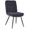 Stuhl Nova Grau - Schwarz/Grau, MODERN, Textil/Metall (48/89/67cm) - Premium Living