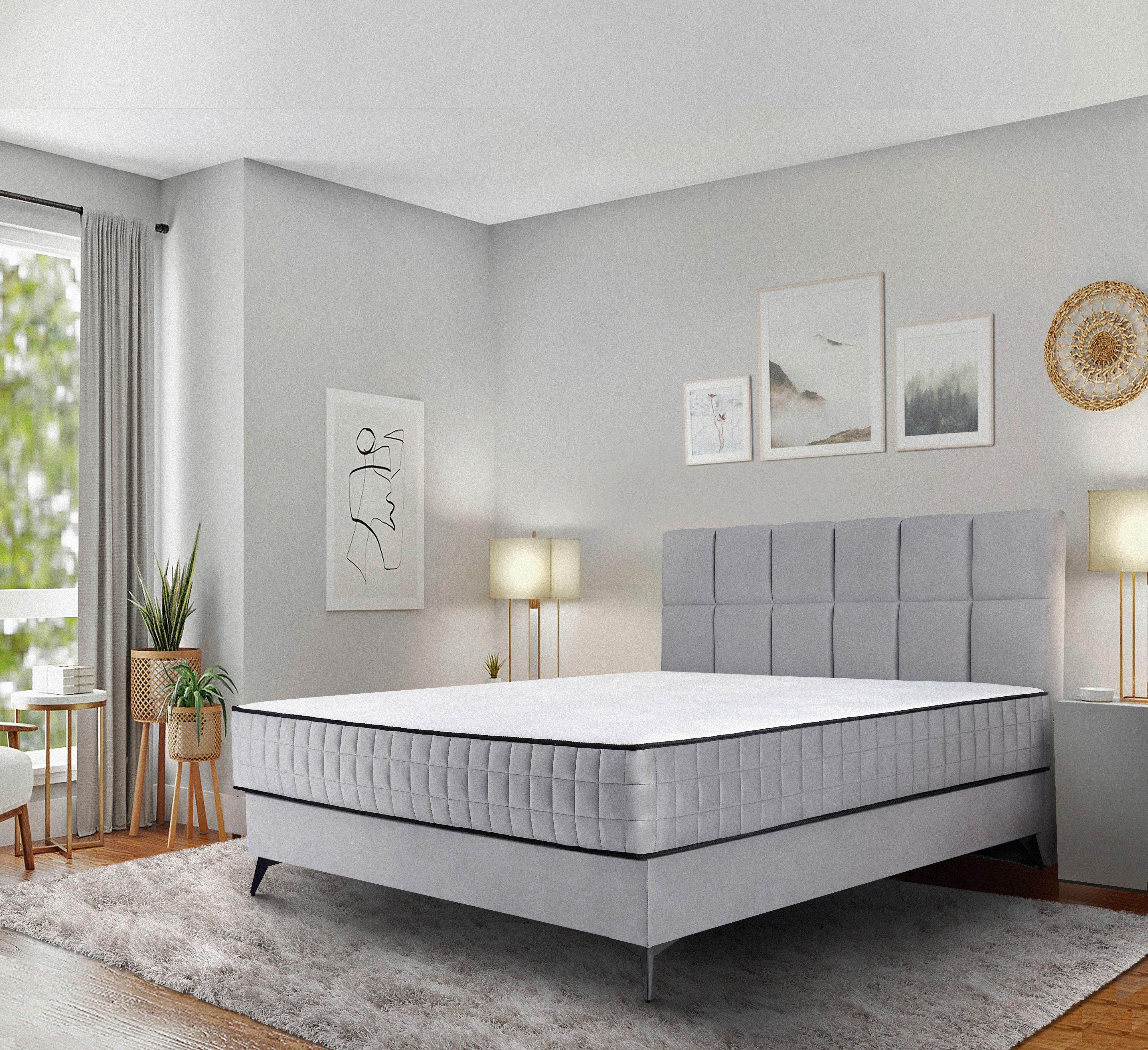 Oblazinjena Postelja Lina - Moderno (160/200cm) - Modern Living