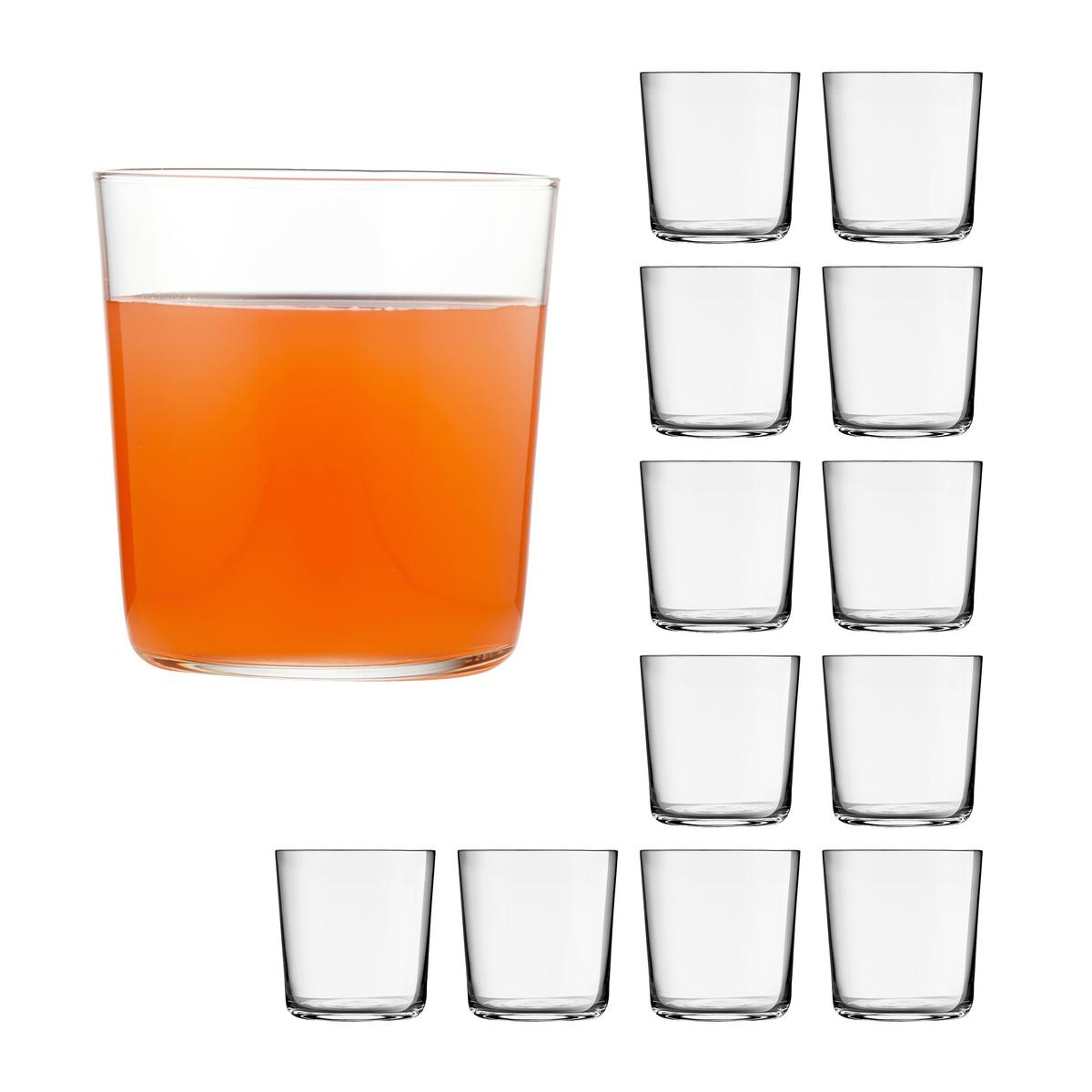 Gläserset Cidra Klar 12-teilig - Klar, Basics, Glas (9/9,5cm)