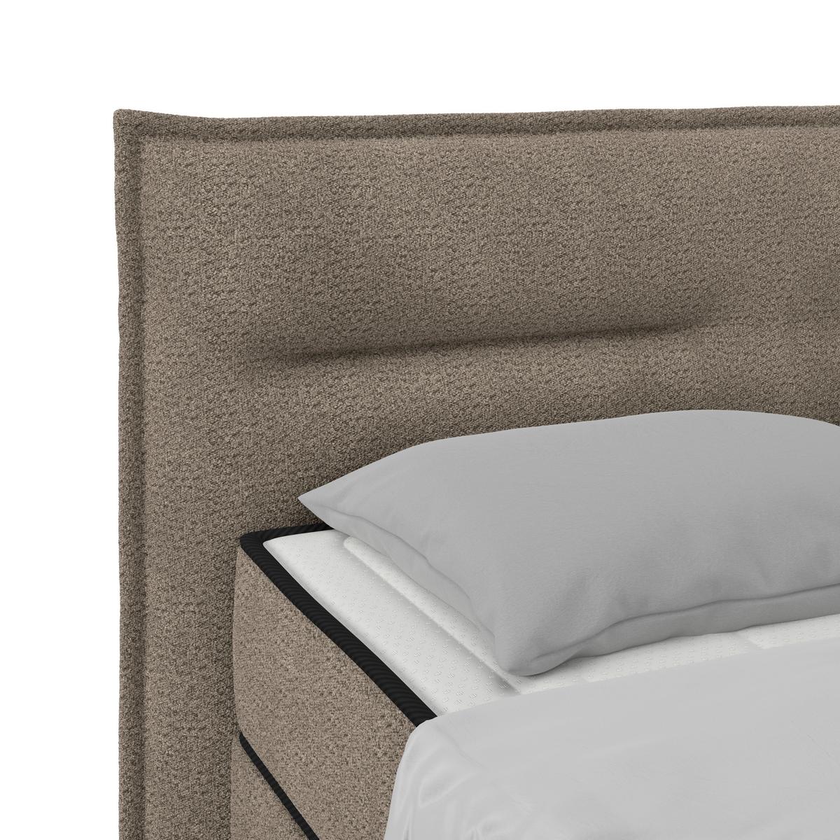 Pat box SMILE - taupe, Konventionell, lemn/metal (180/200cm) - Premium Living