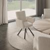 STOL MED ARMSTÖD JADE - beige/svart, Modern, metall/trä (64/87/63cm) - Bessagi Home