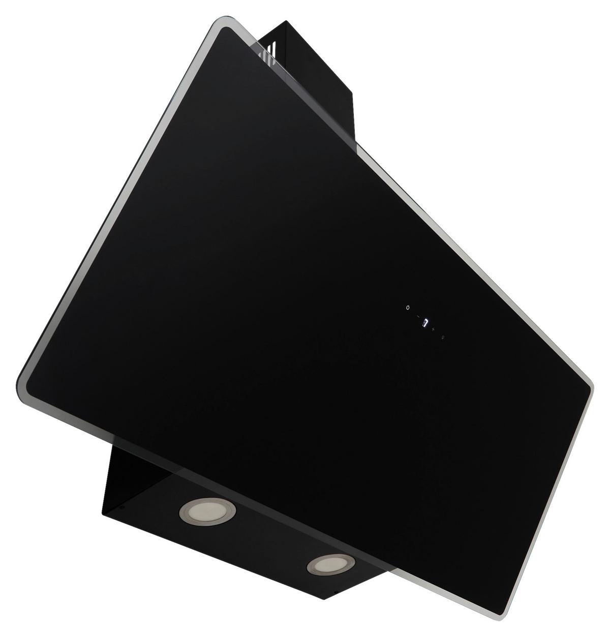 Kuhinjska Napa Lora, 90cm - črna, Basics, kovina/steklo (89,5/75-110/38,5cm) - Respekta