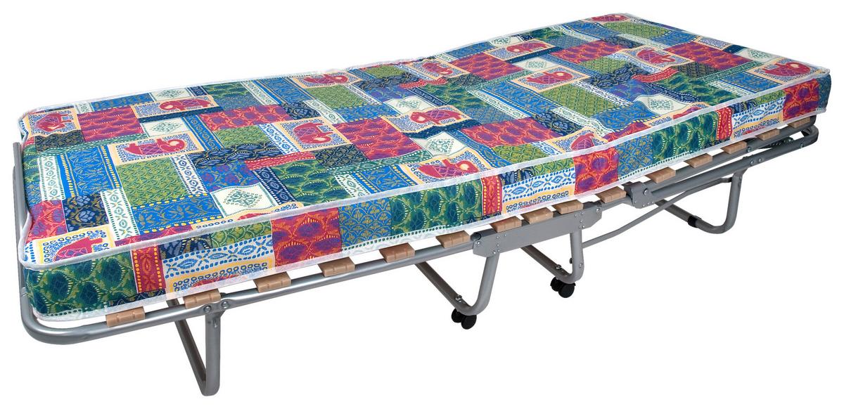 Zložljiva Postelja Luxor, 80x190 - barve aluminija, Moderno, kovina (80/40/190cm)