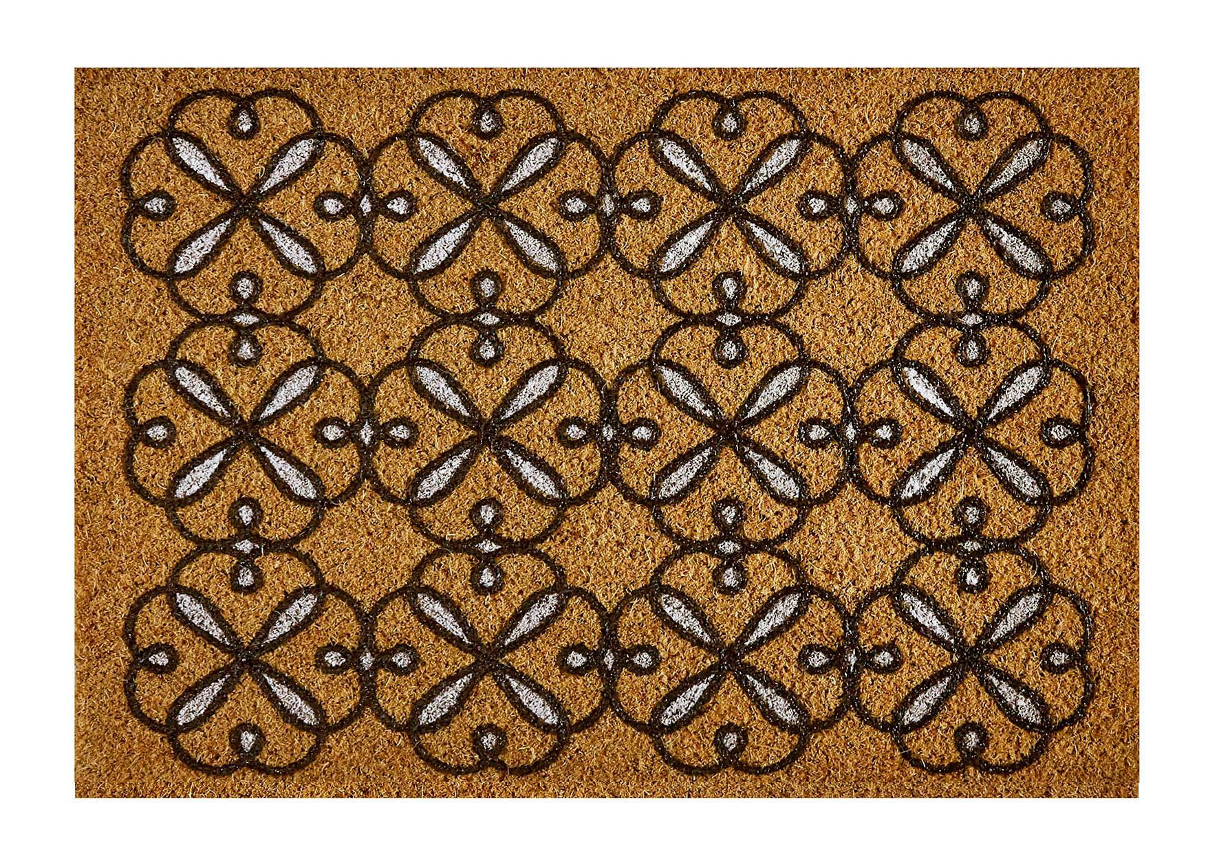 Coole Retro-Fußmatte 'Musikkassette' – Schwarz-gelb, 40x60 Cm, Waschbar