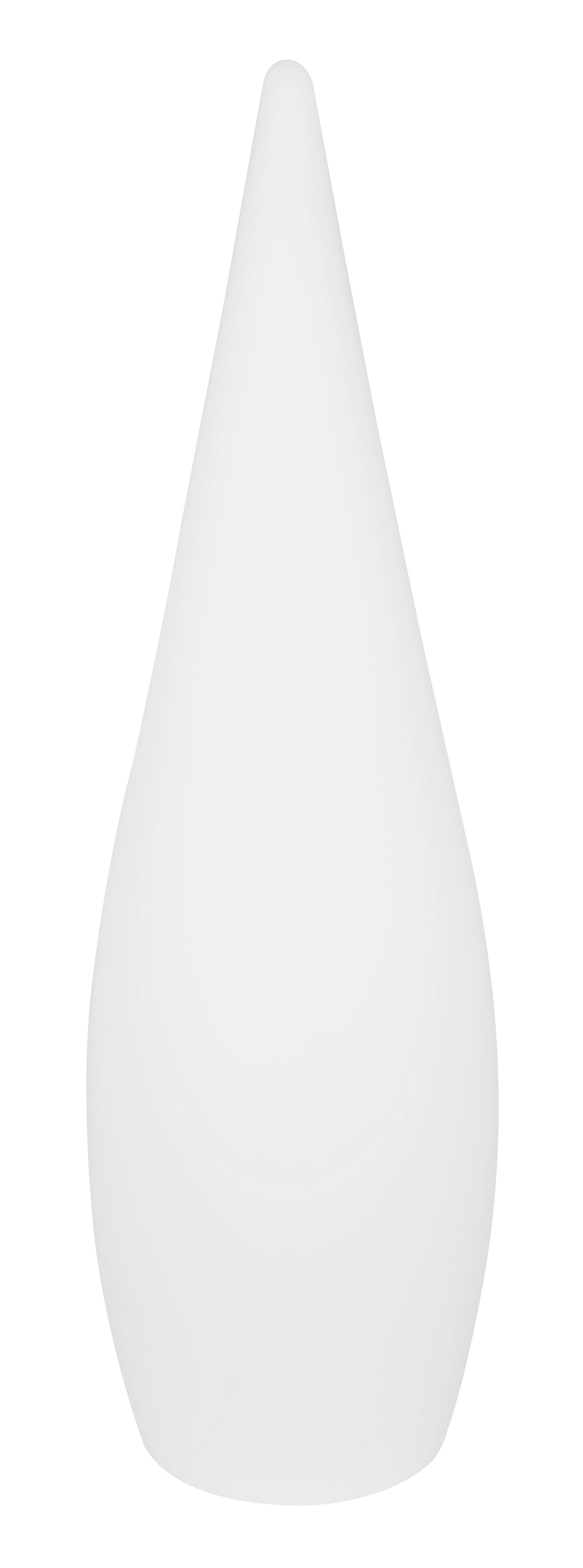 Stoječa Zunanja Svetilka Glance, Dalinsko Upravljanje - črna/bela, Design, umetna masa (36/120cm) - Globo
