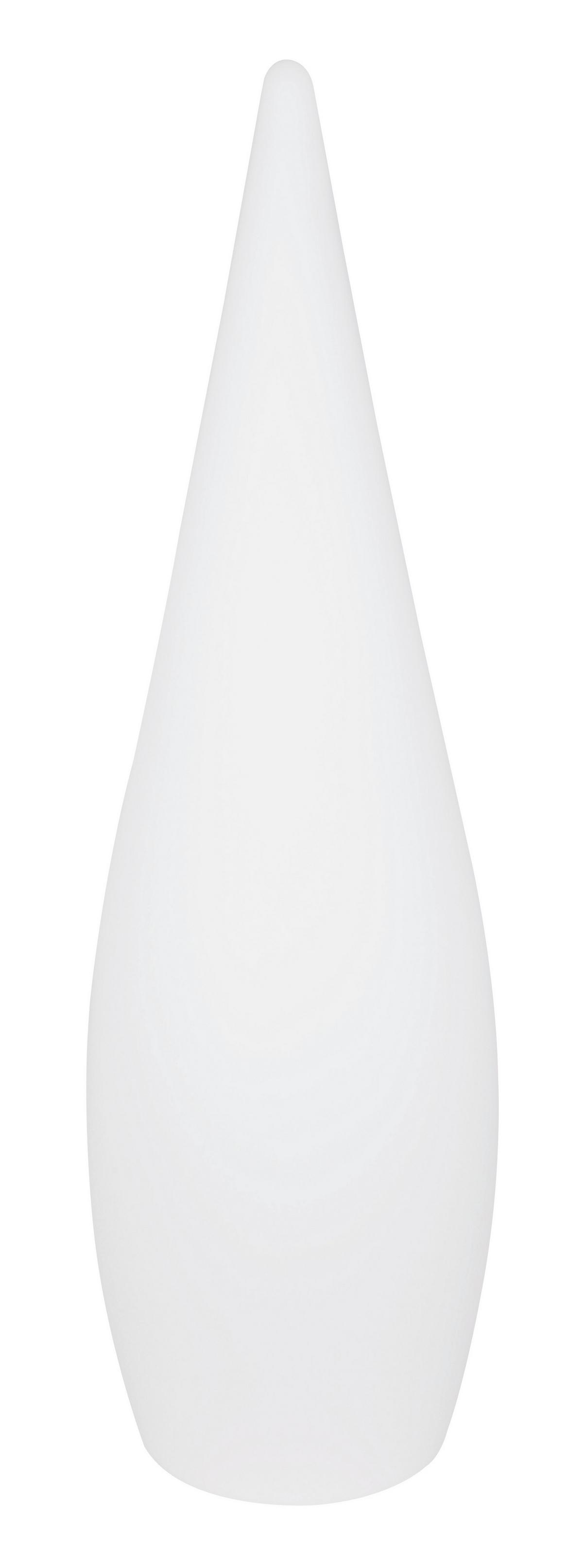 Stoječa Zunanja Svetilka Glance, Dalinsko Upravljanje - črna/bela, Design, umetna masa (36/120cm) - Globo