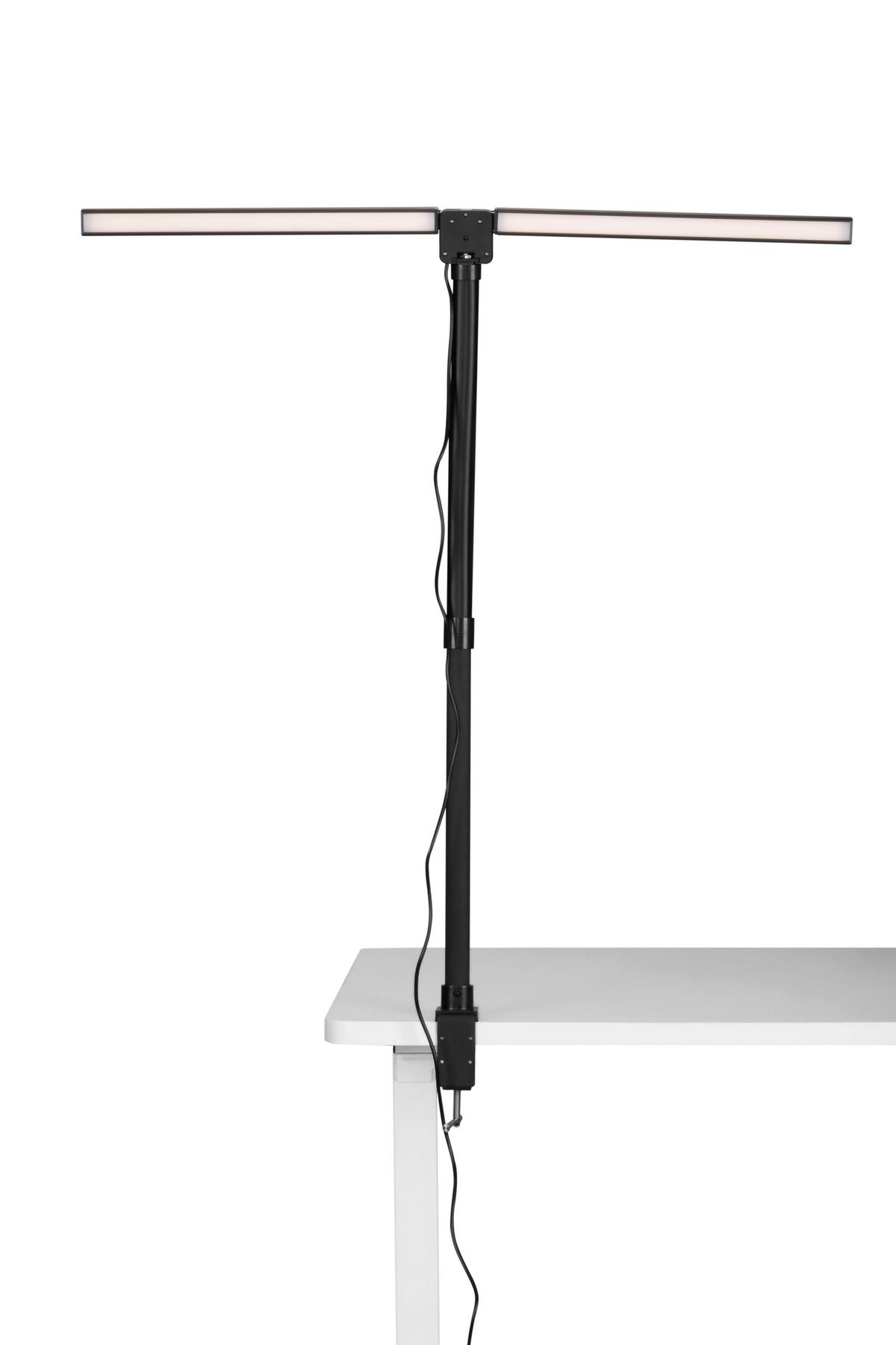 LAMPA ZACISKOWA LED HAYWARD *SBN* - czarny, Basics, tworzywo sztuczne/metal (80/35/71,5cm) - Novel