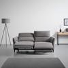 2-SITS SOFFA CAPE TOWN - mörkgrå/svart, Modern, metall/trä (200/98/93cm) - Mömax
