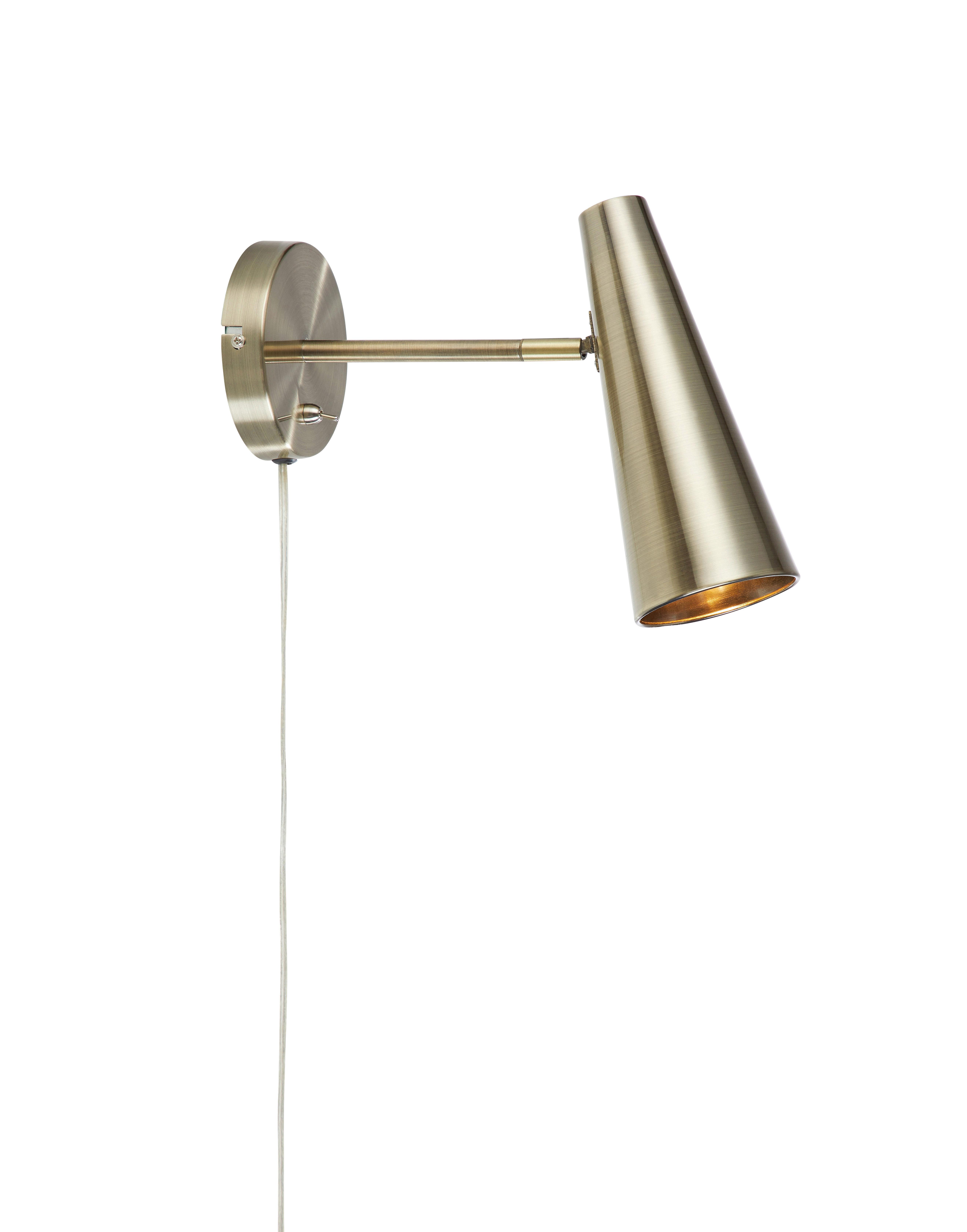 Wandleuchte Peak max. 40 Watt - Goldfarben, Basics, Metall (28/12/22cm) - Markslöjd