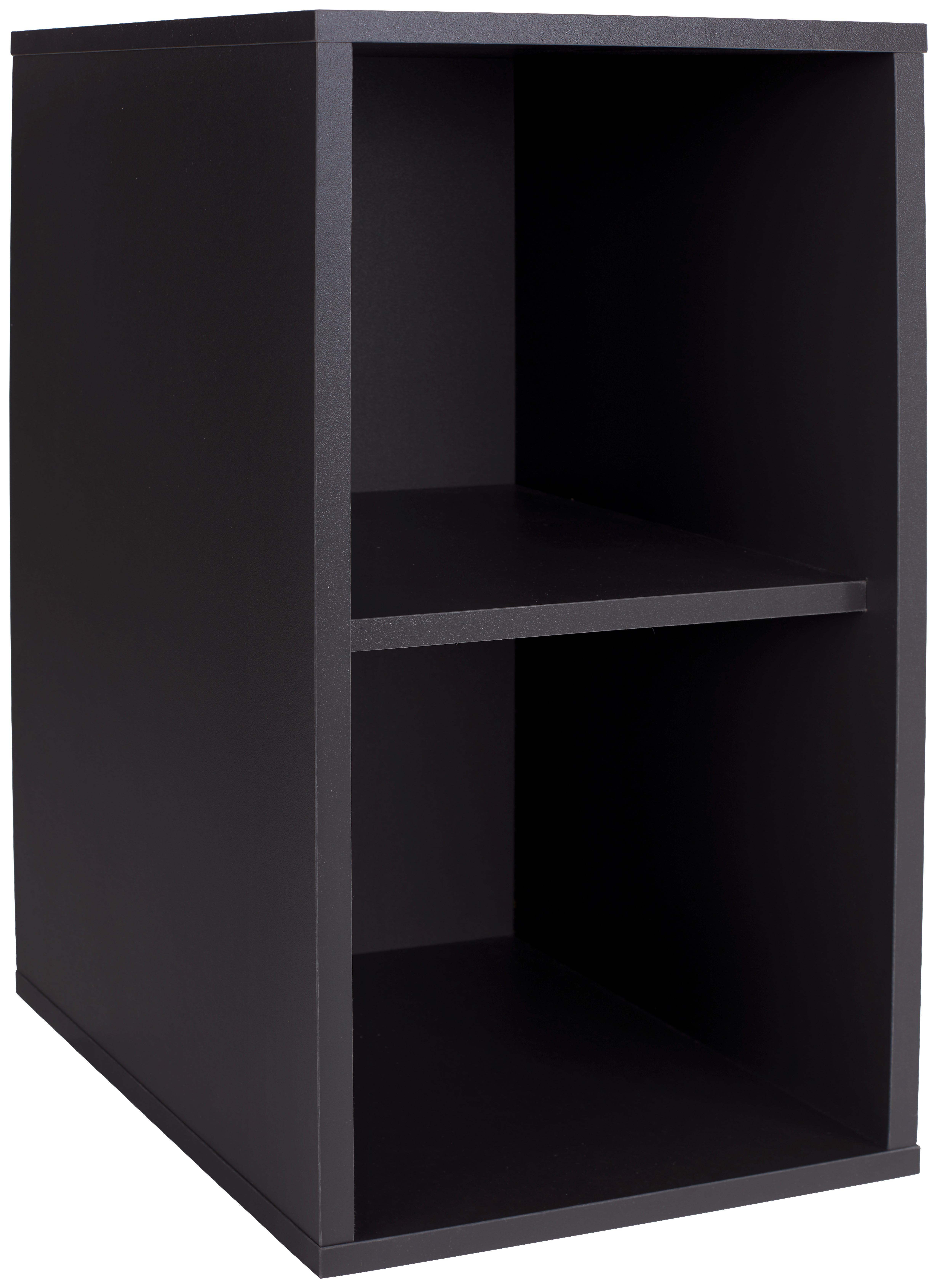 Etajeră Box - grafit, Modern, material pe bază de lemn (23/46/25cm) - Modern Living