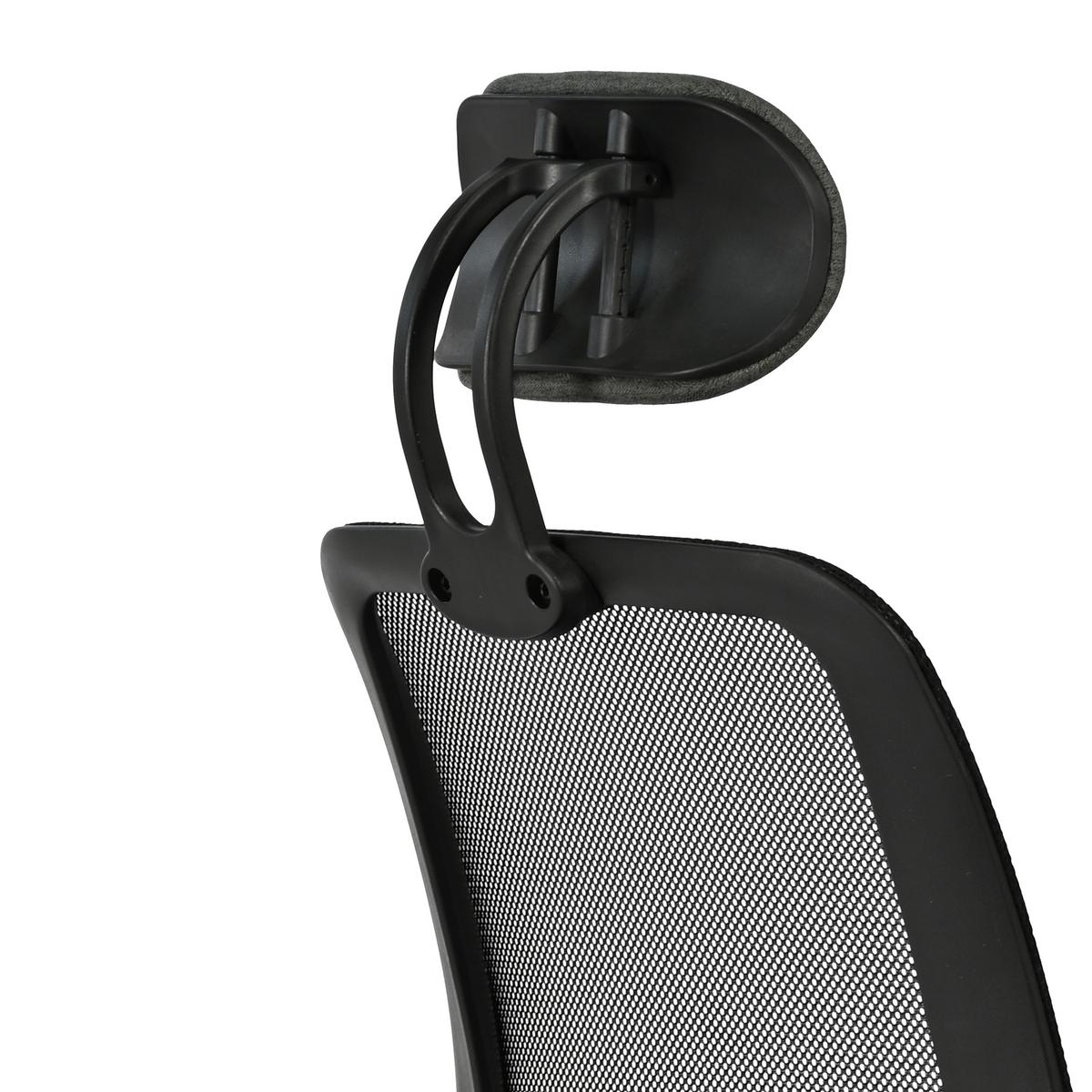 Scaun rotativ BILLY 2 - negru/gri, Modern, plastic/textil (67/121/66cm) - Modern Living
