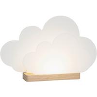 LAMPA STOŁOWA DZIECIĘCA 139219 - biały, Basics, tworzywo sztuczne/drewno (20/35/7cm)