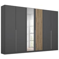 Ormar S Klasičnim Vratima Lamella - siva/hrast Artisan, Moderno, drvni materijal/metal (271/210/54cm) - Modern Living