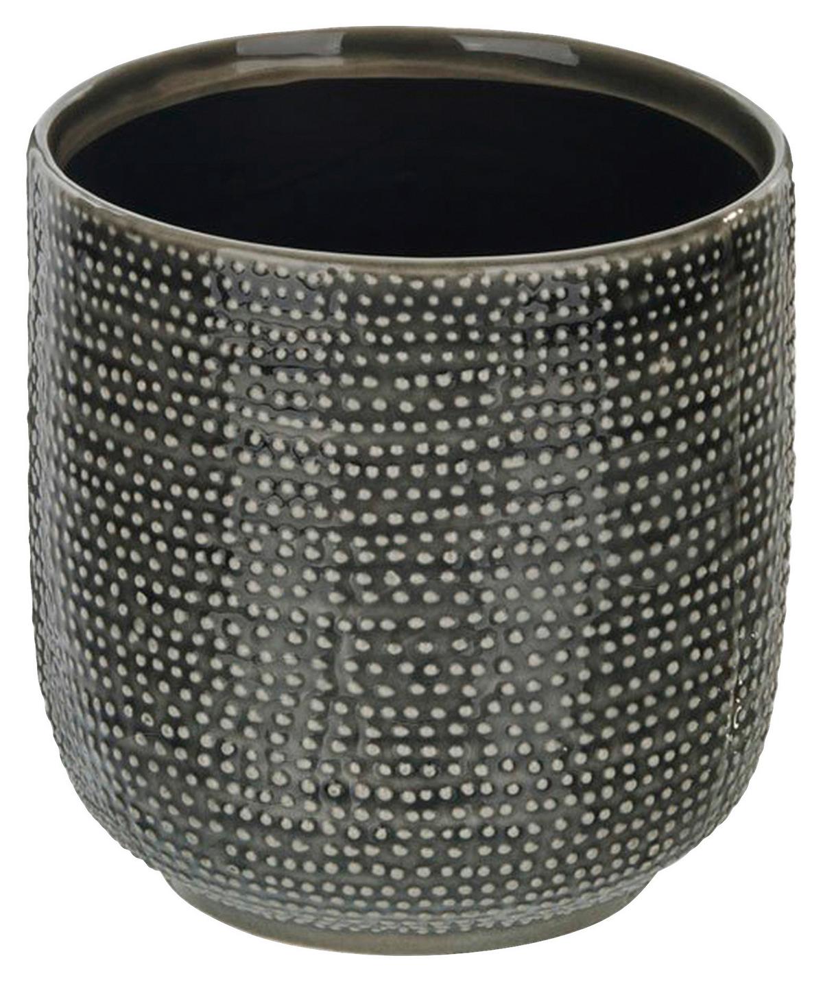 Kaspó Mood - szürke, kerámia (12,5/13cm) - Mömax