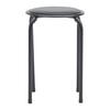 STAPELBAR PALL RAKI II -TOP- -BASED/SB- - svart, Klassisk, metall/textil (30/45cm) - Based