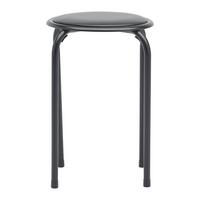 Rakásolható Ülőke Raki - fekete, Konventionell, textil/fém (30/45cm) - Mömax