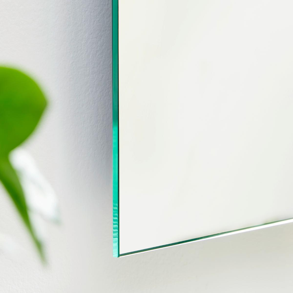 LUSTRO ŁAZIENKOWE ROMANO - kolor srebrny, Modern, metal/szkło (50/70/5cm) - Bessagi Home