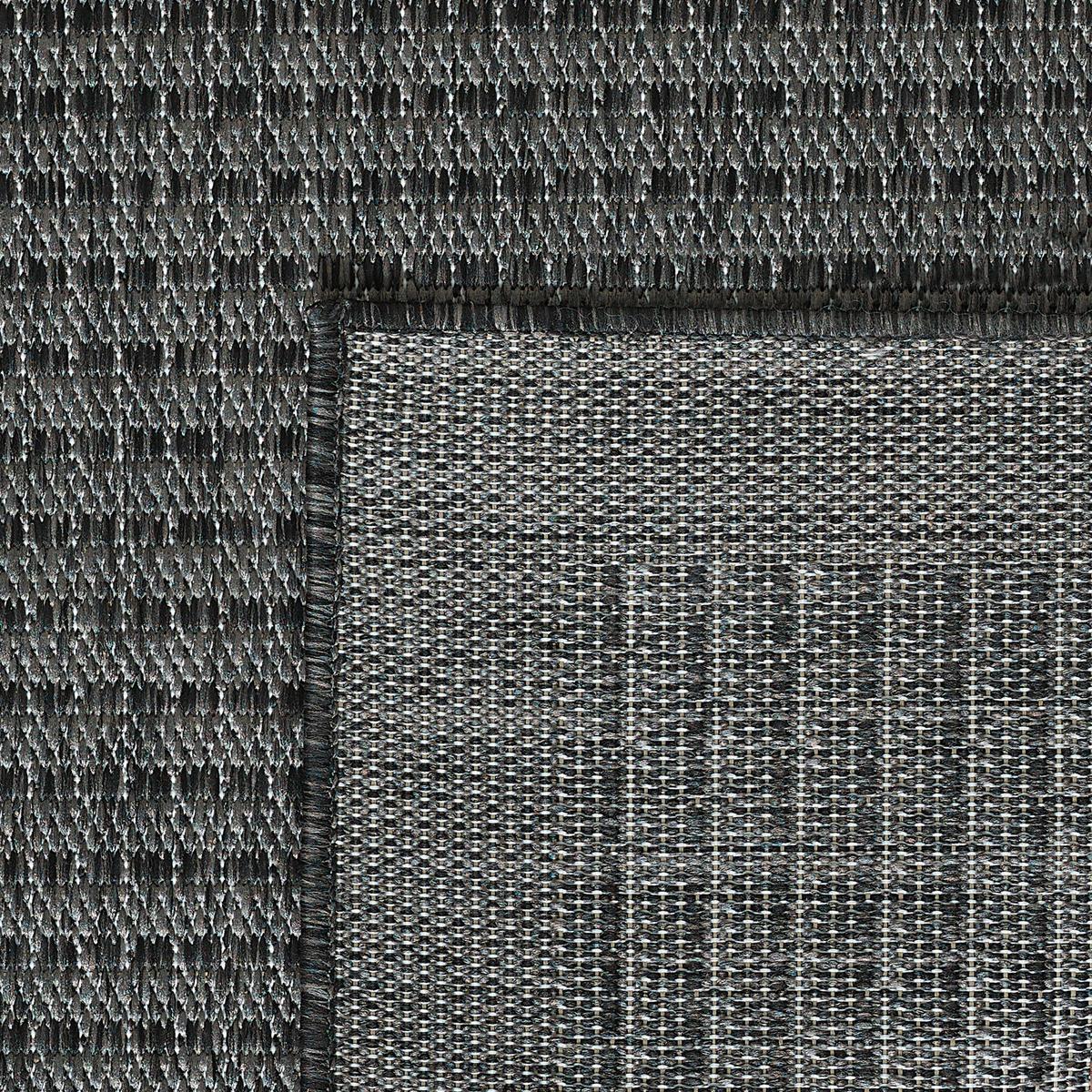 Preproga Za Zunanjo Uporabo Giza, Črna, 140x200cm - črna, Basics, tekstil (140/200cm) - Novel