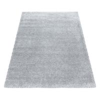 Hochflorteppich Brilliant Silberfarben ca. 160x230cm - Silberfarben, Basics, Textil (160/230cm)