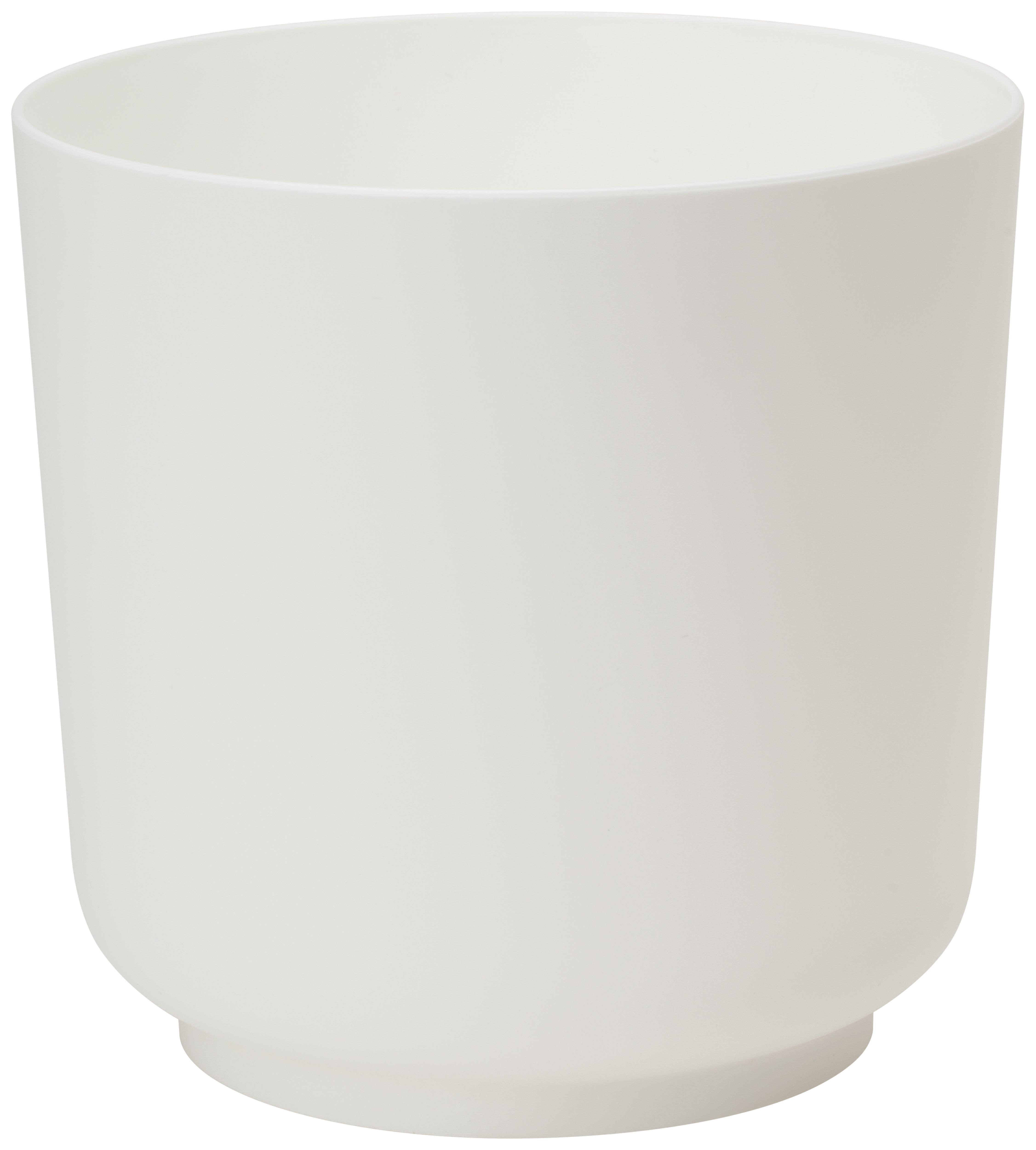 Kaspó Siena Eco 20 - fehér, Konventionell, műanyag (20/19,4cm) - Mömax
