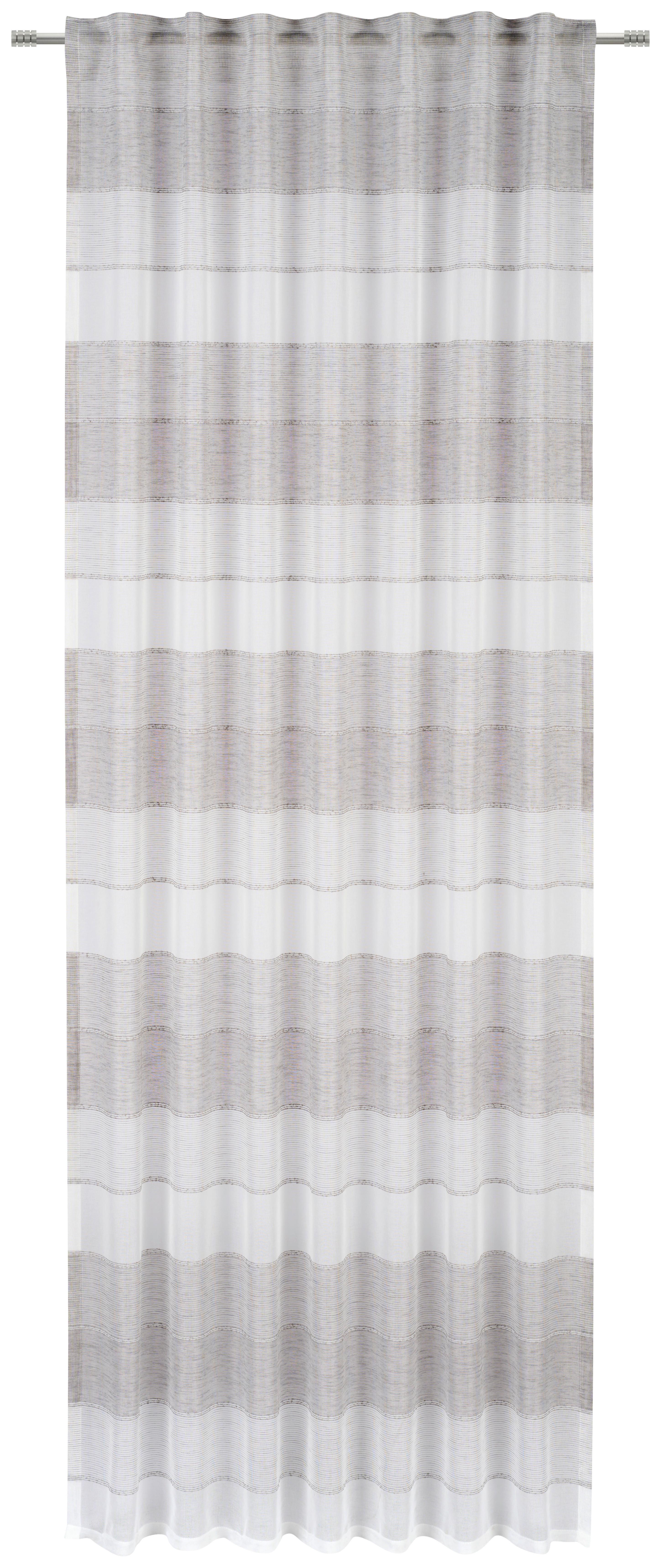 ZASŁONA GOTOWA LARDY - szary, Basics, tkanina (140/245cm) - Esposa