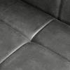 HÖRNBÄNK COOPER - grå/svart, Modern, metall/textil (150/85/190cm) - Mömax